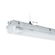 Limea H LED dubbelarmatur - utan ljuskälla, G13 2x120 250V IP65 1320x100x85 mm grå