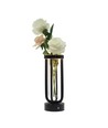 Outlet: Blomvas med LED-ljus Inne/ute - Svart, dimbar, IP54 utomhus