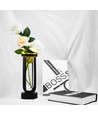 Outlet: Blomvas med LED-ljus Inne/ute - Svart, dimbar, IP54 utomhus