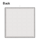 60x60 bakgrundsbelyst CCT LED panel - 36W, svart kant, 140lm/W