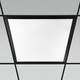 60x60 bakgrundsbelyst CCT LED panel - 36W, svart kant, 140lm/W