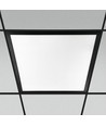 60x60 bakgrundsbelyst CCT LED panel - 36W, svart kant, 140lm/W