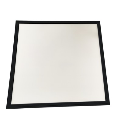 60x60 bakgrundsbelyst CCT LED panel - 36W, svart kant, 140lm/W