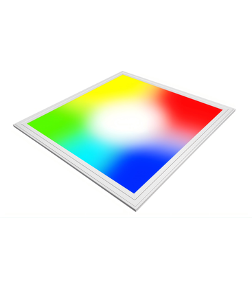 60x60 RGB+CCT LED-panel - 36W, vit kant