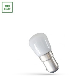 Leverantör T26 LED 1,5W BA15D - 230V, Neutral Vit, Spectrum