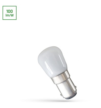 T26 LED 1,5W BA15D - 230V, Neutral Vit, Spectrum