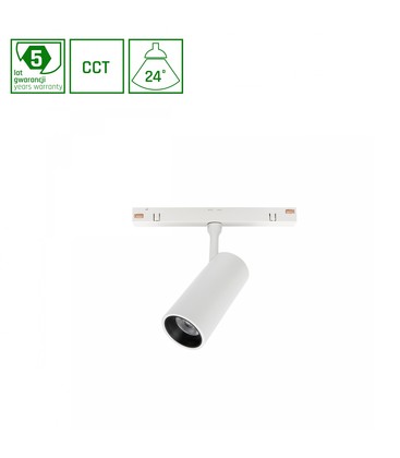 SYSTEM SHIFT SMART-SPOT S Skinne Ljus Ø35x142x106mm 6W 24° Vit CCT/Dim.