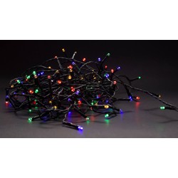 14 meter utomhus LED juleljusslinga - IP44, 230V, 180 LED, multicolor