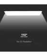 120x30 bakbelyst LED-panel, 40W - 120lm/W, vit ram