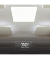 V-Tac 60x60 bakgrundsbelyst LED panel - 36W, vit kant