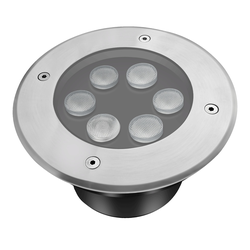 Uplights LEDlife markspotlight - 6W, rund, rostfritt stål, 24V AC/DC