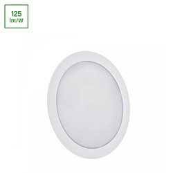 Leverantör ALGINE 2i1 Yt-och nedsänkt Downlight 12W - 1160lm, Neutral vit, 230V, IP20, Rund