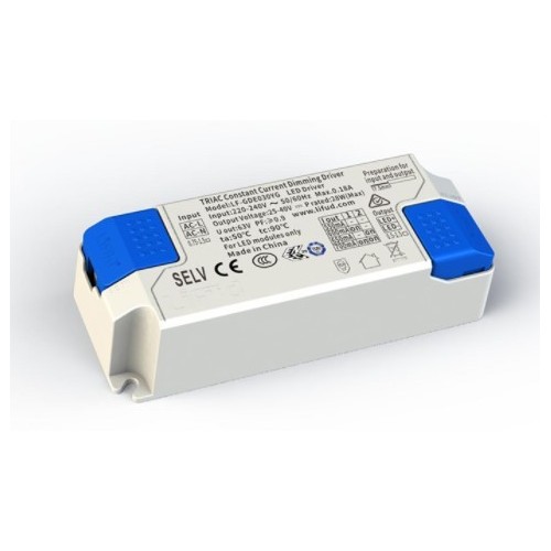 Lifud 30W dimbar LED driver - Triac dimning, 550mA-700mA, 25-40V, flicker free