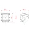 Outlet: LEDlife 18W LED arbetsbelysning - Bil, lastbil, traktor, trailer, 8° strålvinkel, IP67 vattentät, 10-30V