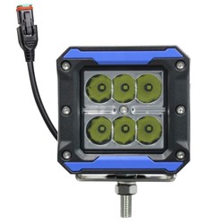 LED-belysning Lagertömning: LEDlife 18W LED arbetsbelysning - Bil, lastbil, traktor, trailer, 8° strålvinkel, IP67 vattentät, 10-30V