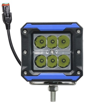 Lagertömning: LEDlife 18W LED arbetsbelysning - Bil, lastbil, traktor, trailer, 8° strålvinkel, IP67 vattentät, 10-30V