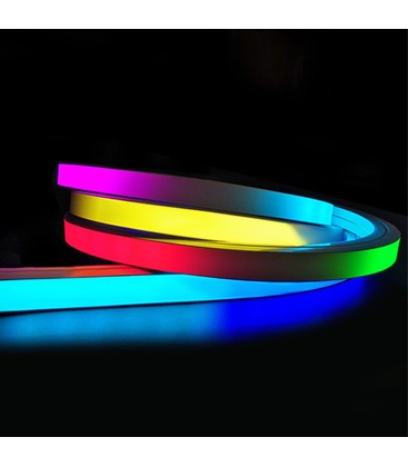 12W/m 15x15 RGBIC LED strip - 5m, IP67, 90 LED per meter, 230V