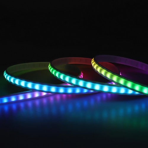 12W/m 8x12 RGBIC LED strip - 5m, IP67, 90 LED per meter, 230V