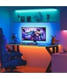 5 meter RGB CLIP-ON vattentät LED strip - Vit täckning, 230V, 60 LED, 9W per. meter