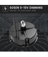 100W LED high bay - 150lm/w, IP65, Sosen driver, 0-10V dimbar, 5 års garanti