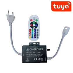 230V RGB 230V RGB WIFI Smart Home CLIP-ON controller - Inkl. ändpropp, till 230V, minnesfunktion, 100 m.