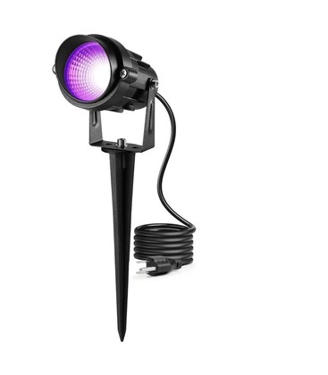 UV 395nm LED strålkastare - Svart, 10W, IP65, 230V