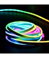 5m RGBIC Neon Flex komplett set 8x16 neonflex - USB, Bluetooth app, fjärrkontroll