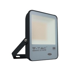 Strålkastare LED V-Tac 100W LED strålkastare - 100LM/W, inbyggd skymningssensor, arbetsarmatur, utomhusbruk