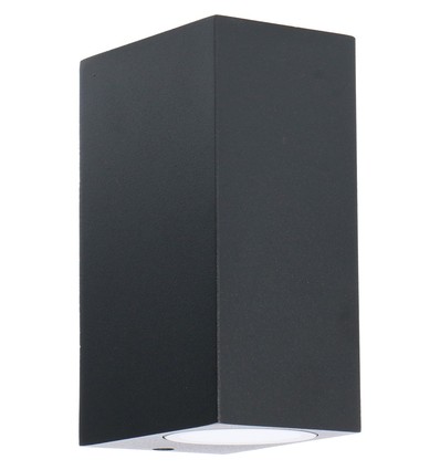 Los Angeles Utomhus Vägglampa Up/Down GU10 IP44 - Svart