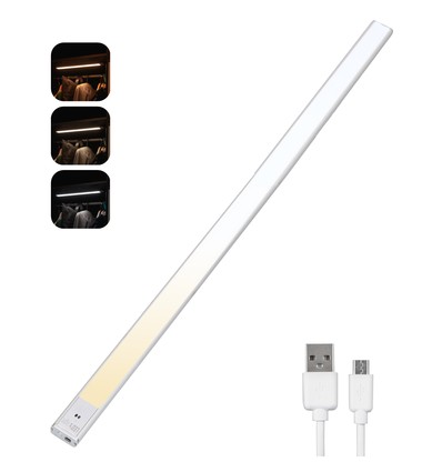 Slimline LED bänkarmatur Med Sensor, CCT, Dimbar - 800 mm