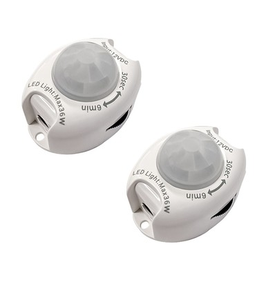 Outlet: Trapp Sensor Set För 12V LED Strip i Vit - 2-Pack