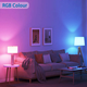 Aigostar SMART WiFi/BT, GU10 LED Pære 4,9W i RGB+CCT - 120°