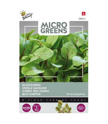 Outlet: Mikrogreens, sorrel rödbröd, 0,5g