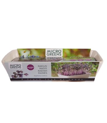 Outlet: Microgreens starterkit - Röd Daikon Röd.