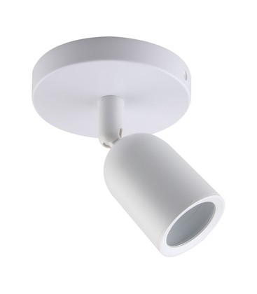 Elegant vit väggspot - IP20 inomhus, GU10 sockel, utan ljuskälla