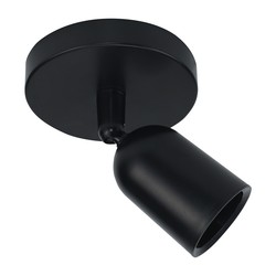 Taklampor Elegant svart väggspot - IP20 inomhus, GU10 sockel, utan ljuskälla
