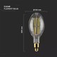 V-Tac 24W LED lampa - Filament, 160lm/W, ED120, E27