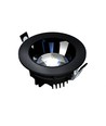 Modell L - Nedsänkt Downlight, Justerbar Riktning, 20W 30° 160x70 mm, Svart, Utan Ljuskälla