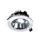 Model L Downlight 20W - infälld, utan ljuskälla, justerbar riktning 30°, 160x70 mm, vit