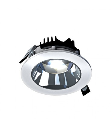 Model L Downlight 20W - infälld, utan ljuskälla, justerbar riktning 30°, 160x70 mm, vit