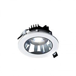 Leverantör Spegel - Modell M - Infälld downlight, justerbar riktning 14W 30° 130x58 mm vit utan ljuskälla