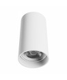 GU10 takmonterad spot - Vit, Ø5,5cm, höjd 10cm, aluminium, IP20 inomhus, utan ljuskälla
