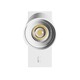 Squalla Variosa Flexi Switch GU10 - vägglampa utan ljuskälla, 230V, IP20, 55x100x410mm, vit, rund