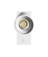 Squalla Variosa Flexi Switch GU10 - vägglampa utan ljuskälla, 230V, IP20, 55x100x410mm, vit, rund