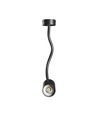 GU10 vägglampa med flexarm - Svart, IP20