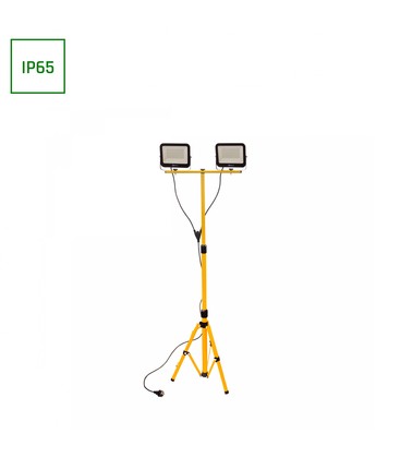 Tripod Stativ - Noctis, 2x50W, Neutral vit, 230V, 110°, IP66, 205x170x30mm, 2100mm kabel, Spectrum