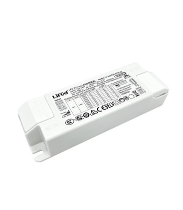 Lifud 20W DALI dimbar LED driver - Push dimming och DALI flicker free,, 250-500mA, 9-42V