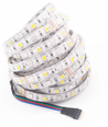 5m 12W/m RGB+CW LED-strip - 24V DC, IP65, 60 LED per meter