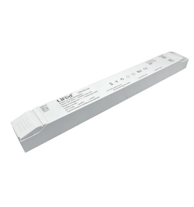 Lifud 150W Dimbar strömforsyning - 24V DC, 6.25A, Triac dim, flicker free, IP20