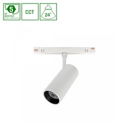 Leverantör System Shift CCT-Spot M - Ljus 44x157x178mm, 10W, 24°, Vit, CCT Switch